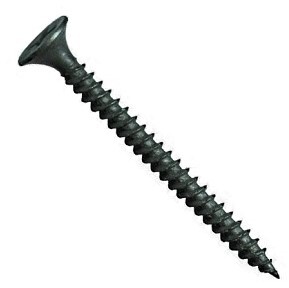 #8 X 2-1/2 DRYWALL SCREWS, COARSE, BLACK - 5LB / 400